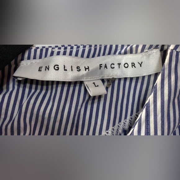 English Factory Women's Quarter Length Pin Stripe - Picture 3 of 8